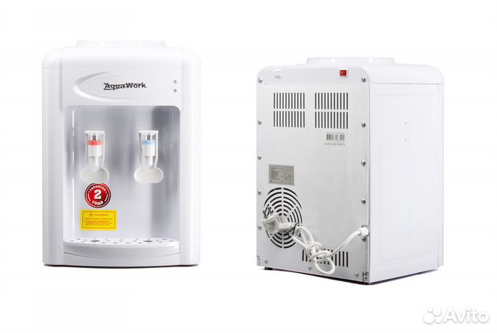 Кулер для воды AW 0.7-TKR белый только нагрев