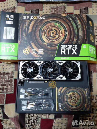 Видеокарта Zotac RTX 3060Ti 8Gb Apocalypse OC