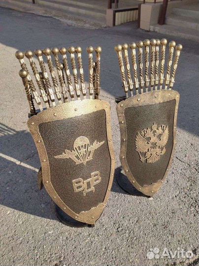 Щит вдв, Герб России подставка для шампуров