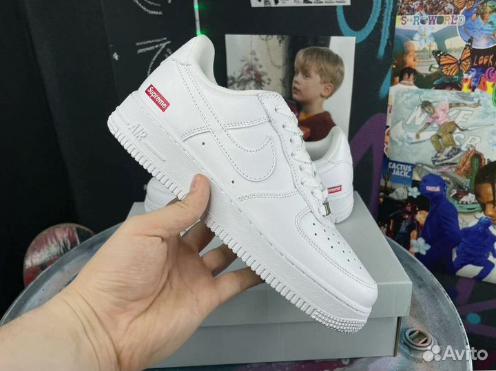 Кроссовки Nike Air Force x Supreme арт:5670129