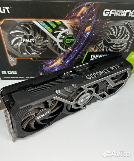 RTX 3070 Ti Palit Gaming Pro в коробке