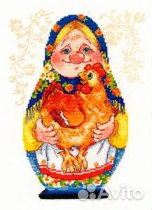 Набор для вышивания крестом Алиса Бабуля 6-09
