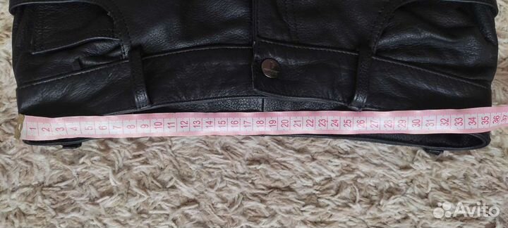 Мото брюки женские из натуральной кожи
