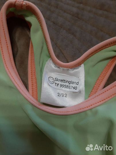 Купальник слитный для девочки р-р 92 98