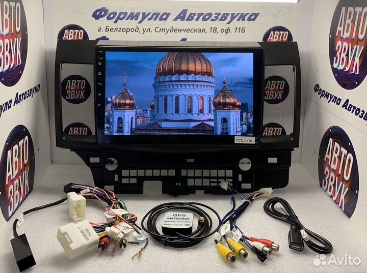 Штатная магнитола Mitsubishi Lancer 10 07- 12 1-16