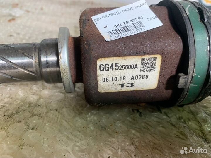 Привод передний правый Mazda 3 BK 2 2009