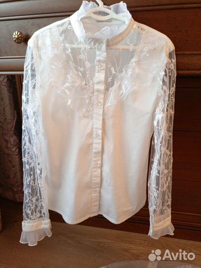 Блузка школьная на девочку р. 134-140