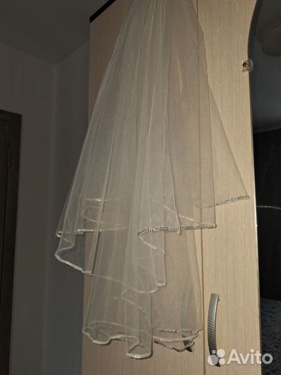 Свадебная фата новая