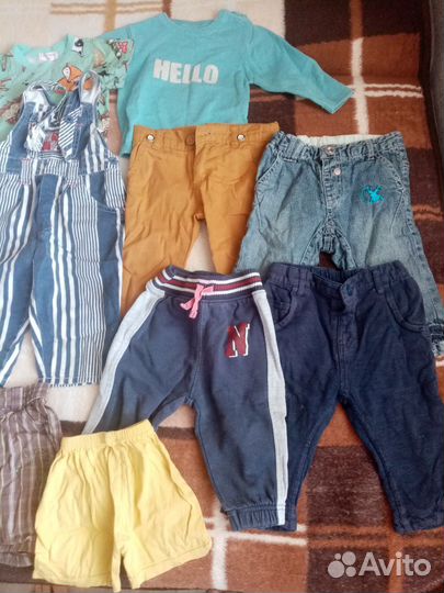 Вещи для мальчика пакетом 6-12 м
