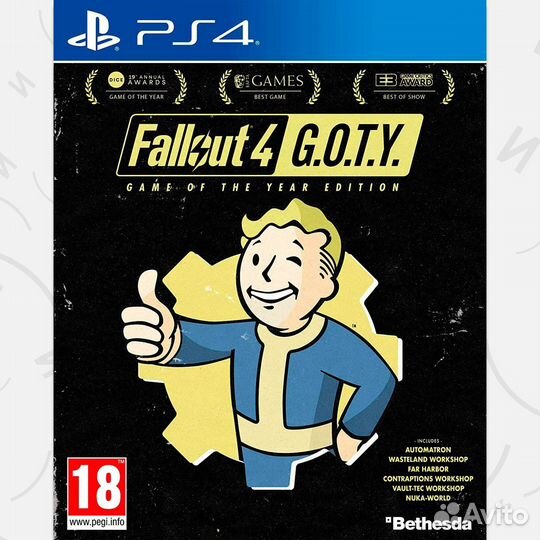 Fallout 4 - Game of the Year Edition (Б/У) PS4, ру
