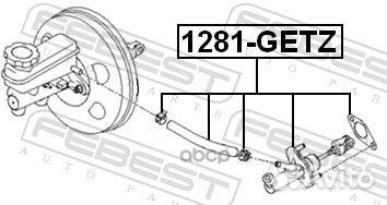 Цилиндр сцепления главный hyundai getz 02- 1281