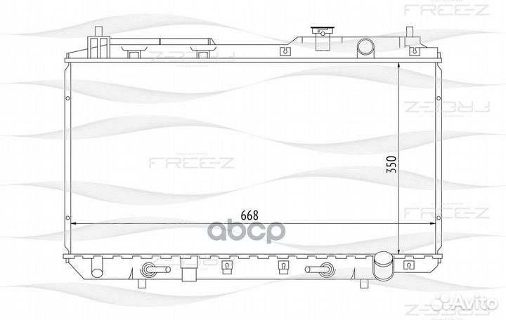 Радиатор KK0239 free-Z