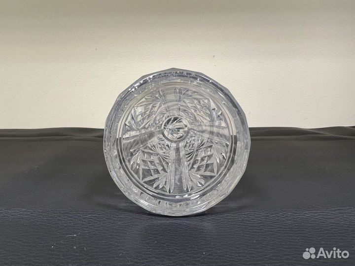 Рог хрустальный гранёный