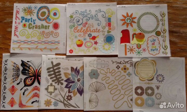 Натирки для скрапбукинга