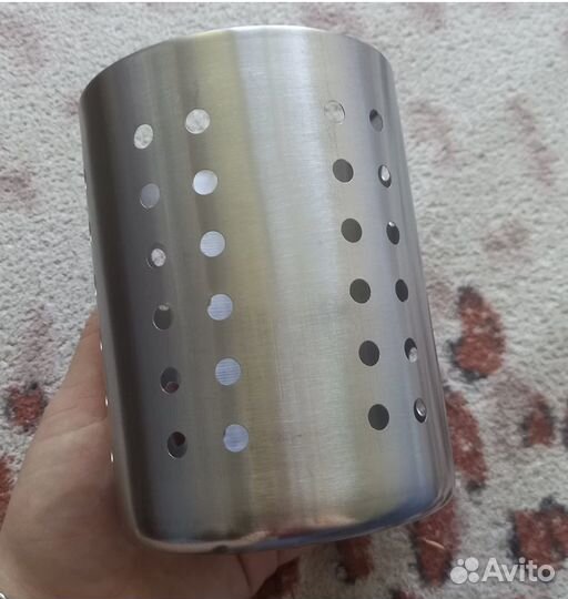 Подставка для столовых приборов из нержавейки