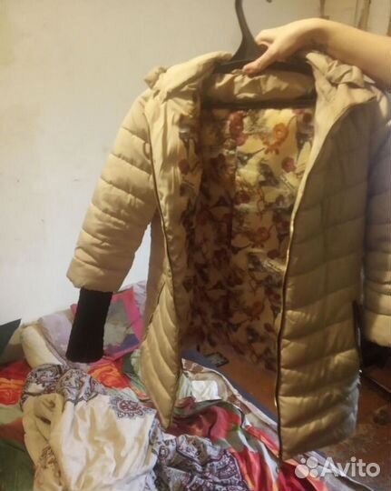 Стеганое пальто