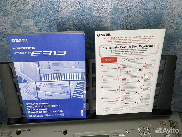 Синтезатор yamaha psr e313