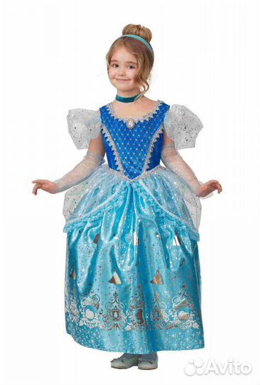 Костюм принцессы для девочки Ариель, Золушка от