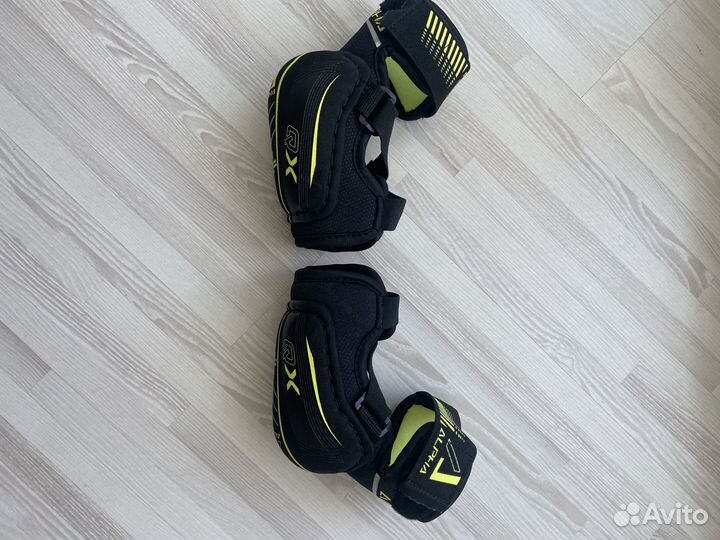 Налокотники хоккейные детские warrior alpha