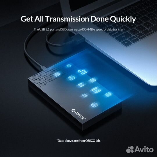 Внешний кейс/корпус для HDD/SSD SATA USB Type-C Or