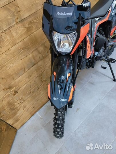 Питбайк Motoland GF125 E оранжевый