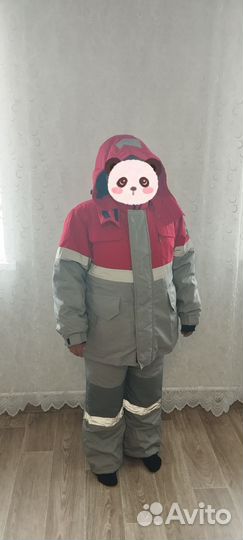 Зимняя куртка, перчатки кожаные