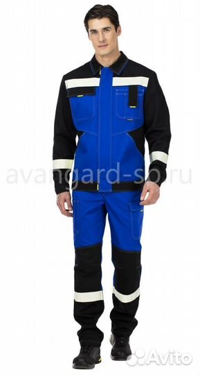 Костюм рабочий мужской гудзон NEW брючный (вас.+че