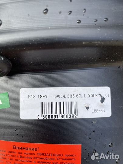 Литые диски r18 5 114 3