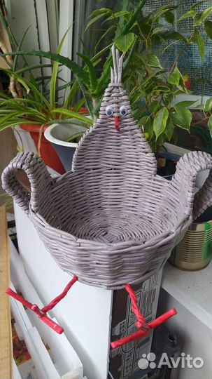 Новая корзинка в виде курочки