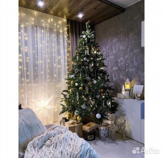 Гирлянда-занавес