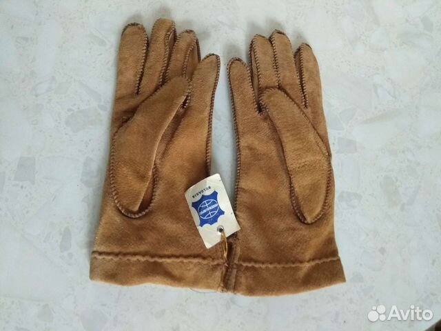 Перчатки женские новые замша