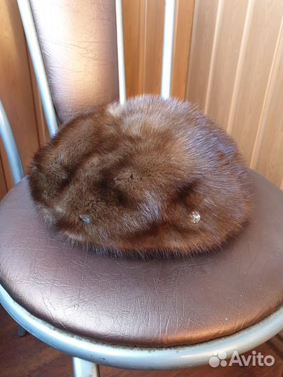 Продам Норковую беретку женскую, размер универсаль