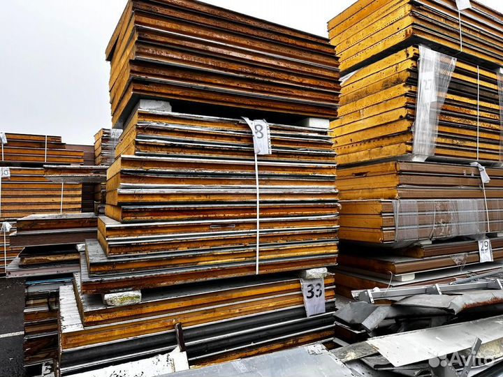 Сэндвич панели бу 10000 м2 в наличии