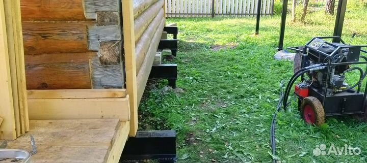 Ремонт/замена фундамента на винтовые сваи