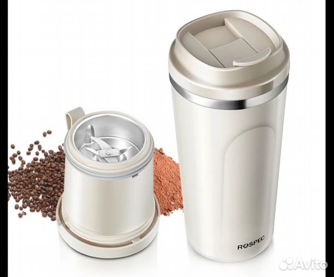 Термокружка с Блендером портативным)