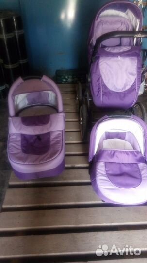 Коляска 3 в 1 адамекс