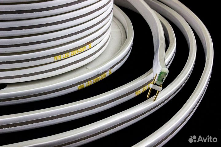 Гибкий неон 2-жилы, двухсторонний