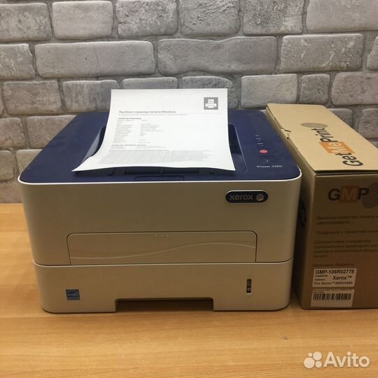 Лазерный принтер Xerox phaser 3260+Новый картридж
