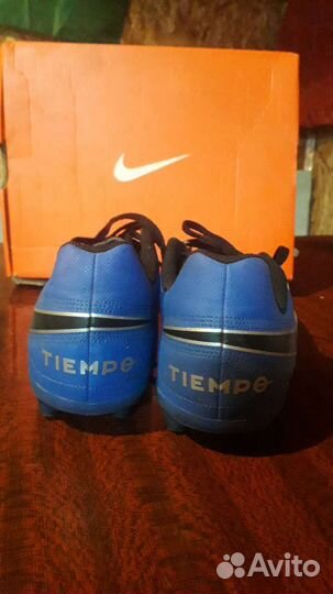 Футбольные бутсы nike tiempo 38р