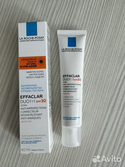 La roche posay крем для лица Effaclar Duo + spf30