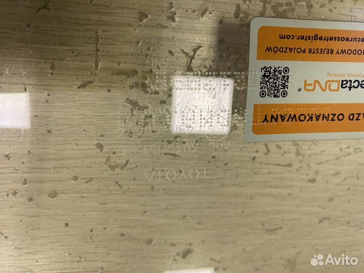 Стекло двери передние левое Rav 4 XA50