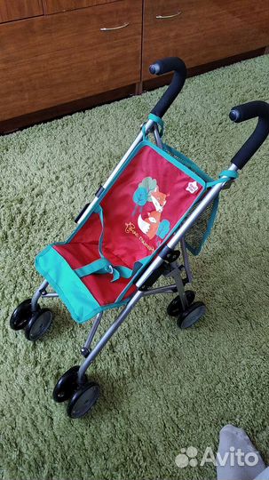 Коляска для кукол, скатерть Peppa в подарок