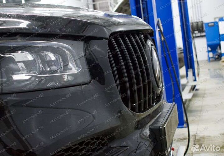 Решетка Mercedes GLS 167 black