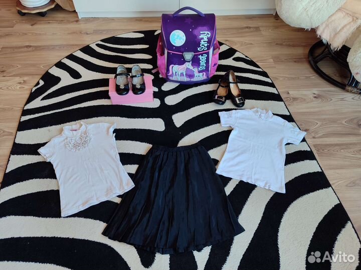 Вещи пакетом для школы 128-134