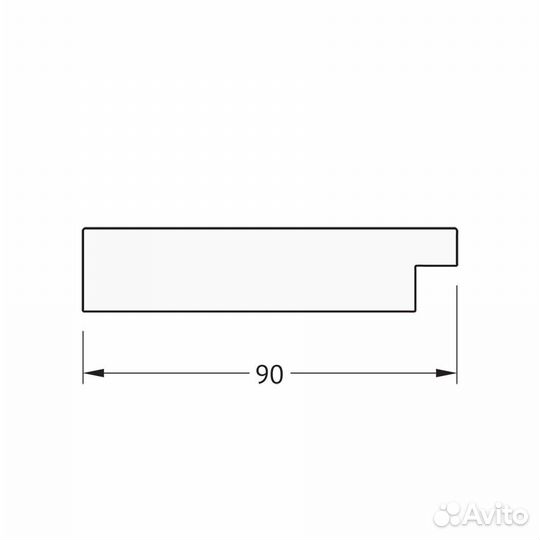 Зеркало Evoform Octagon BY 3800 67x67 чеканка зол