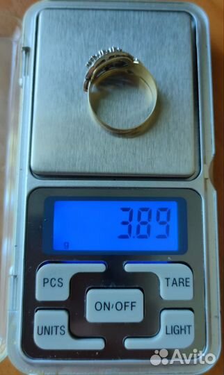 Кольцо СССР с бриллиантами