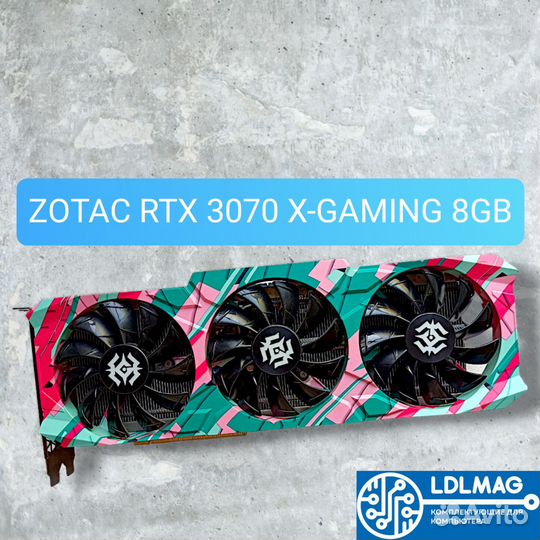 Видеокарта zotac RTX 3070 X-gaming OC 8Гб