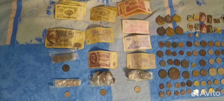 Коллекция монет,жетонов,медалей