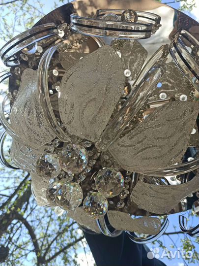 Люстра потолочная светодиодная с пультом