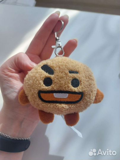 Мягкая игрушка брелок bt21 shooky